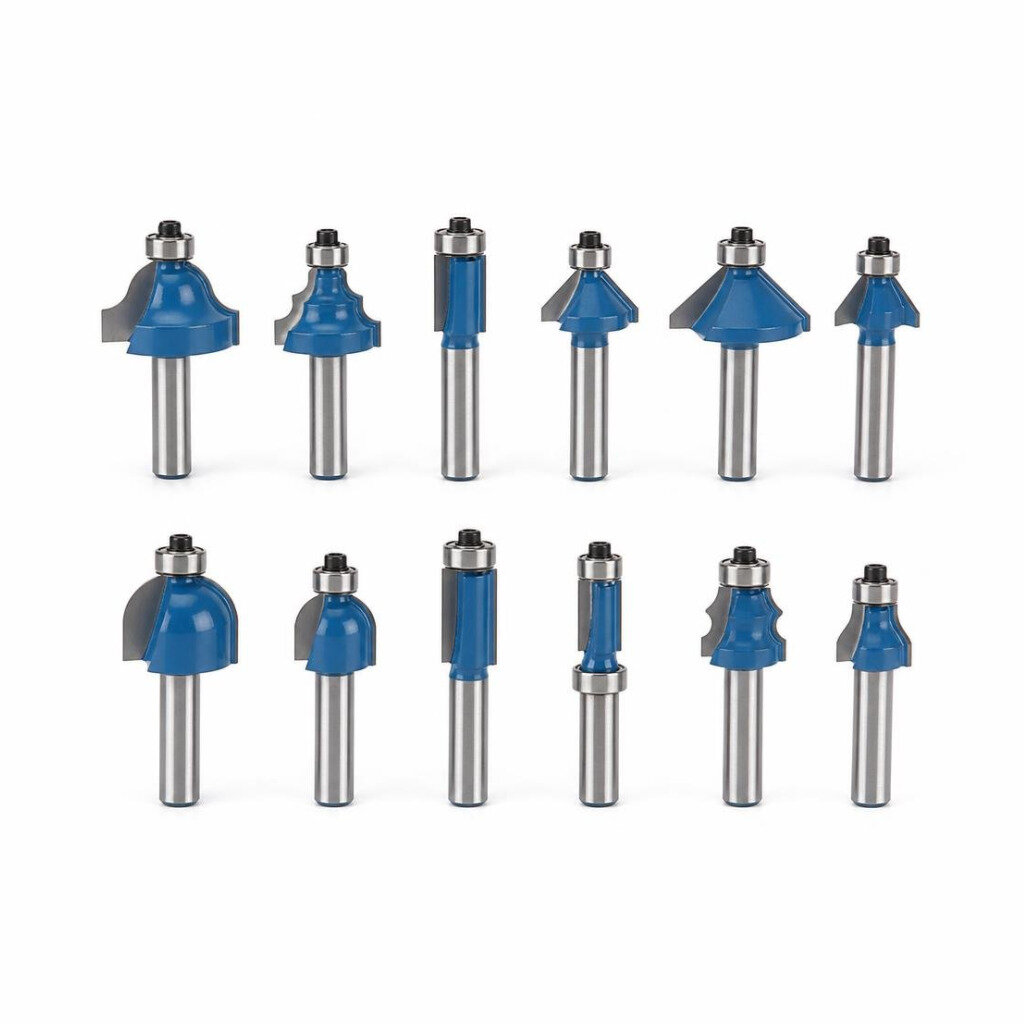 EN-CURB12S 12PCS ROUTER BIT SET
