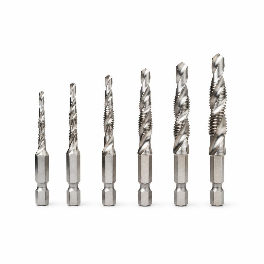 ZHIWEI 4241 6PCS HSS TAP DRILL SET