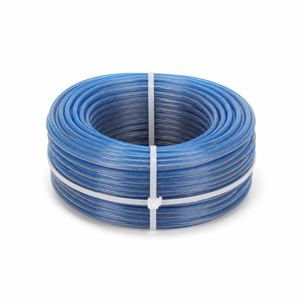 NICEMAN NGT-S12 2.4MM X 10" X 1KG NYLON WITH STEEL WIRE TRIMMER LINE