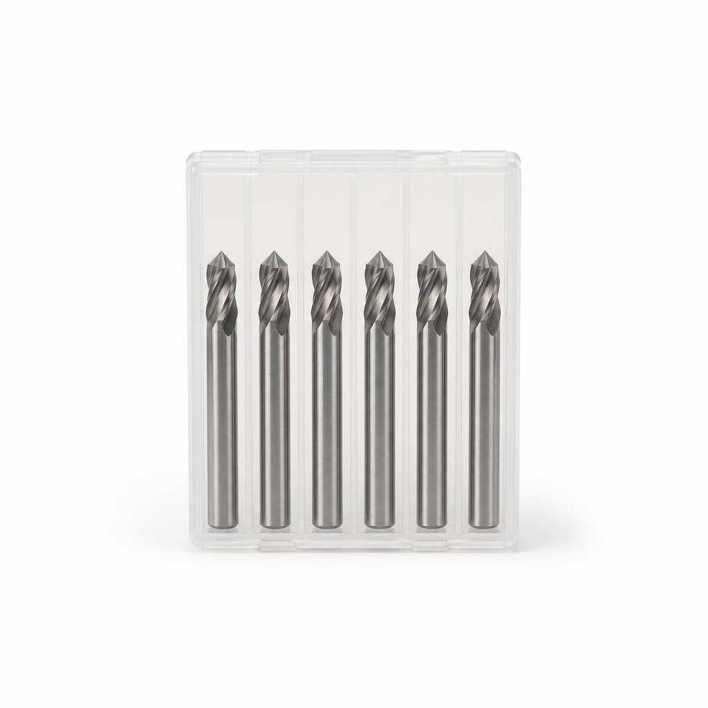 K1 5 FLUTE HSS CHAMFER END MILLING (6PCS/PKT)