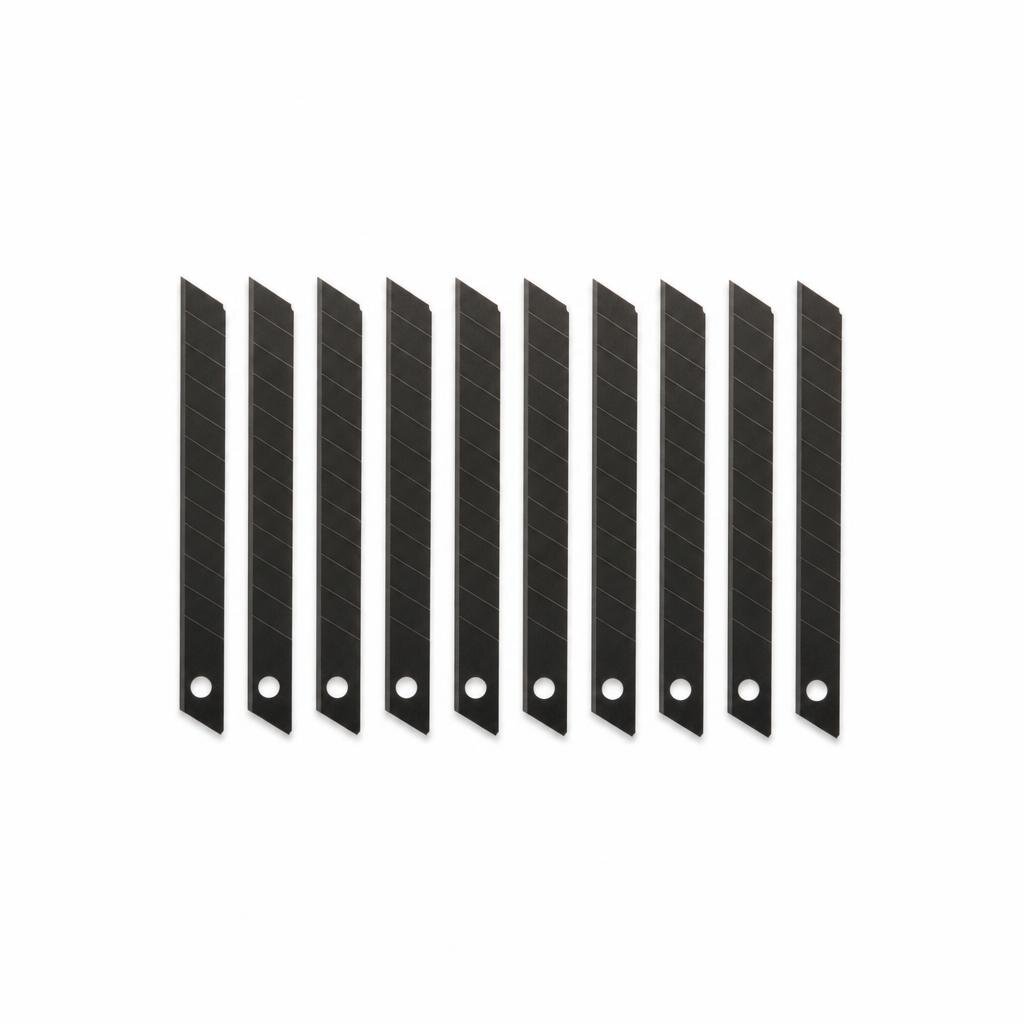E-MAX THREEMAN 18MM BLACK BOARD CUTTER BLADE - 10PCS