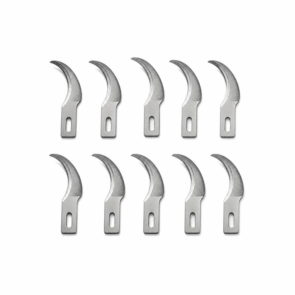 NIETZ 10PCS HOOK KNIFE BLADE - 529-16-003