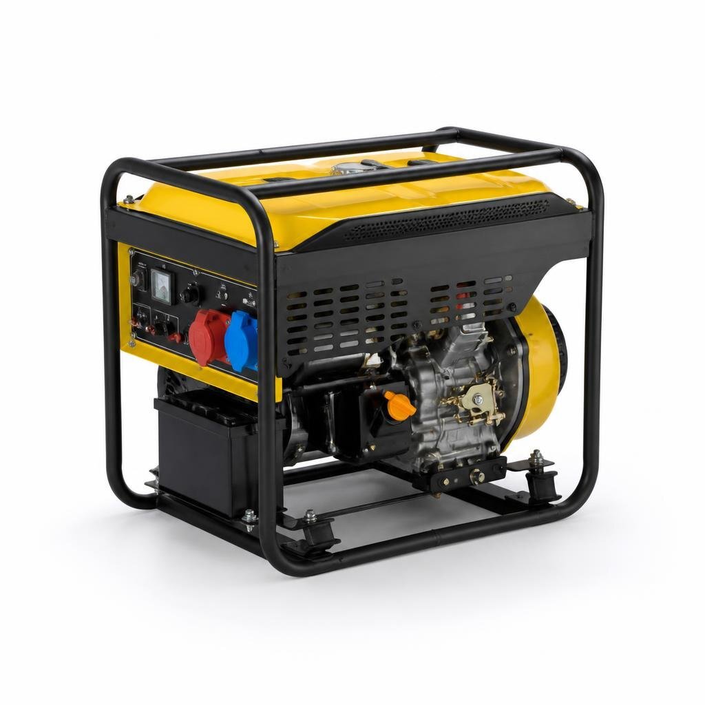 LAUNTOP LDG6500S DIESEL GENERATOR C/W 32AH DRY BAT