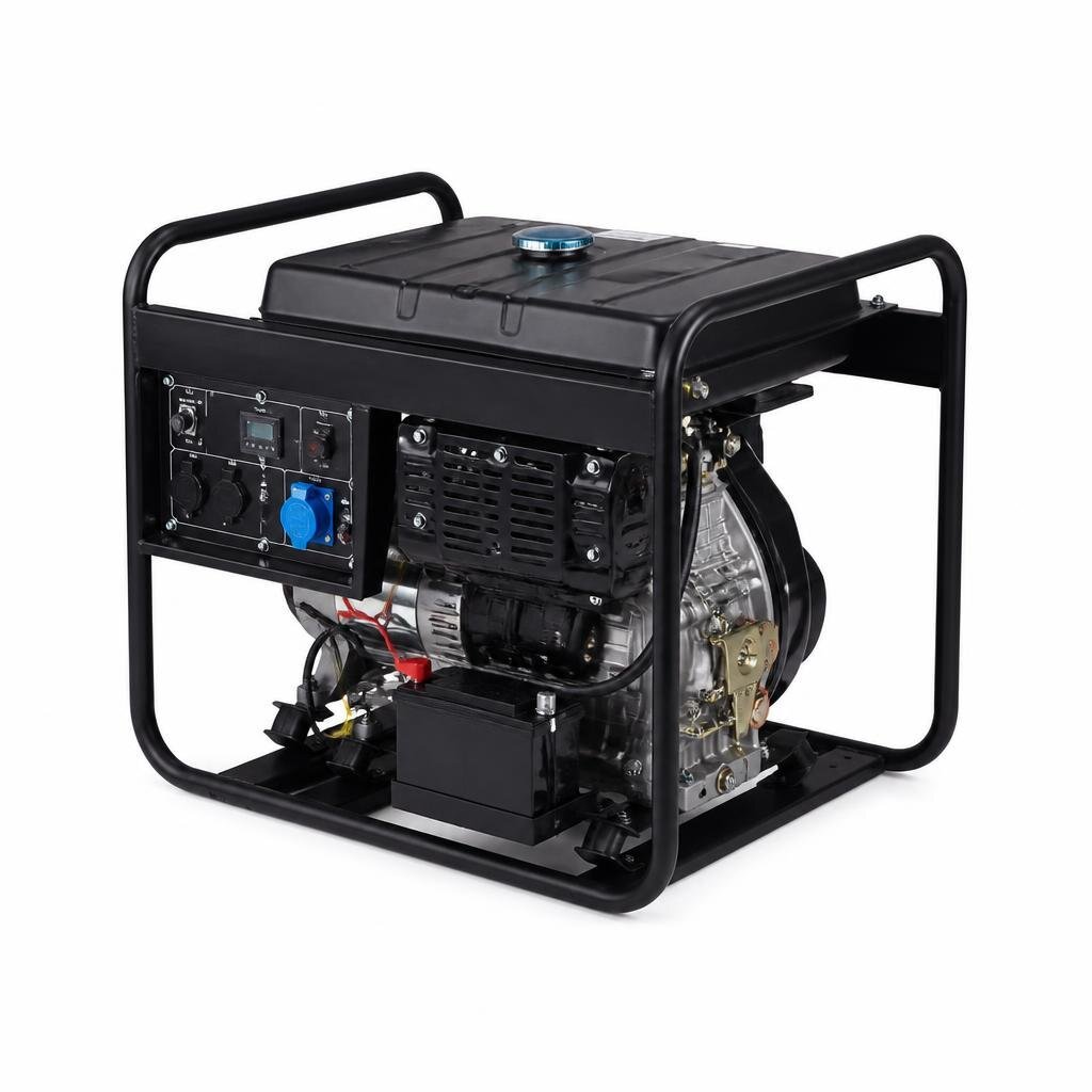 HISAKI LH50PB 5000W DIESEL GENSET - BATTERY