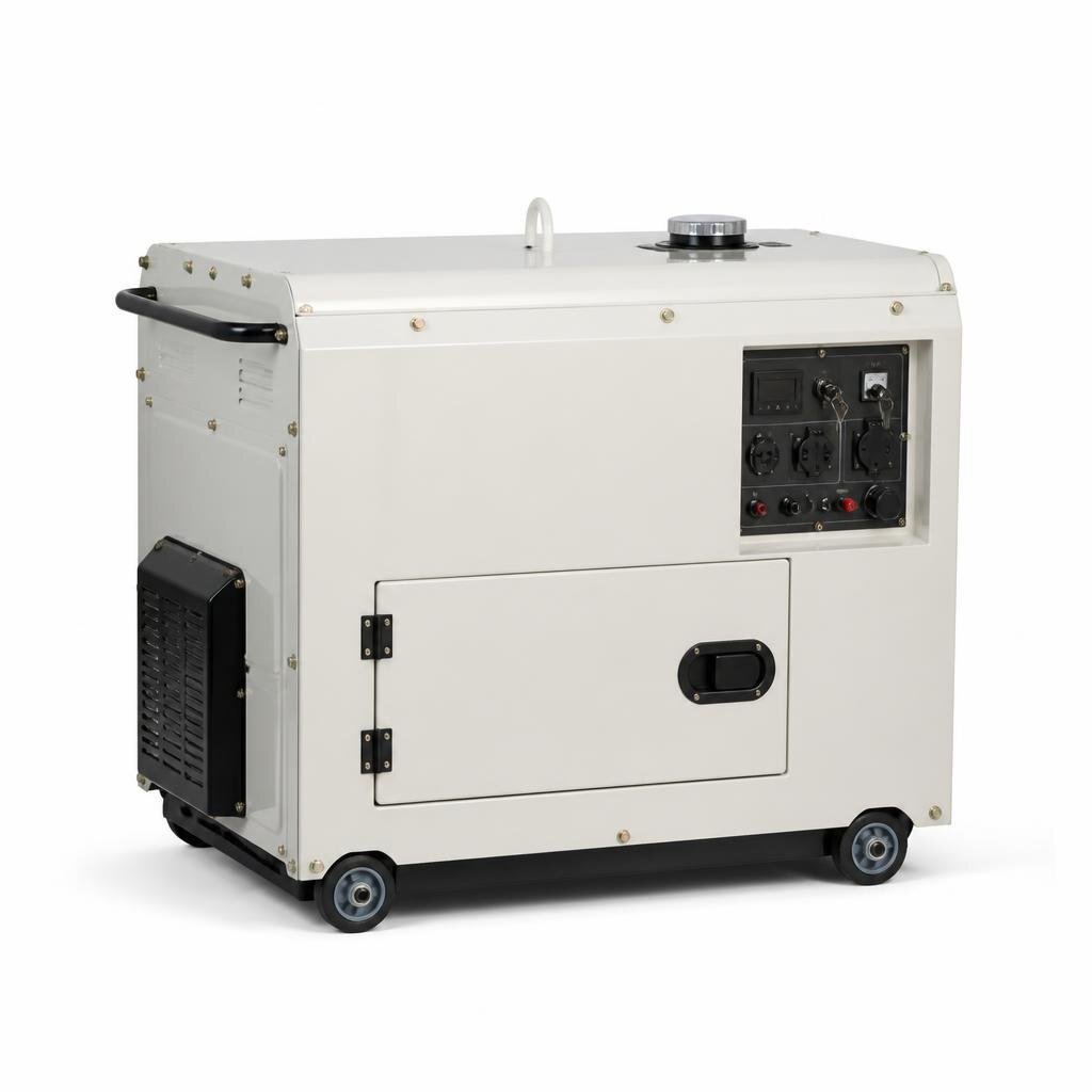 QUASA SUD-690TF 7.0KW SILEN TYPE 1-PH DIESEL GENSET (KEY START)