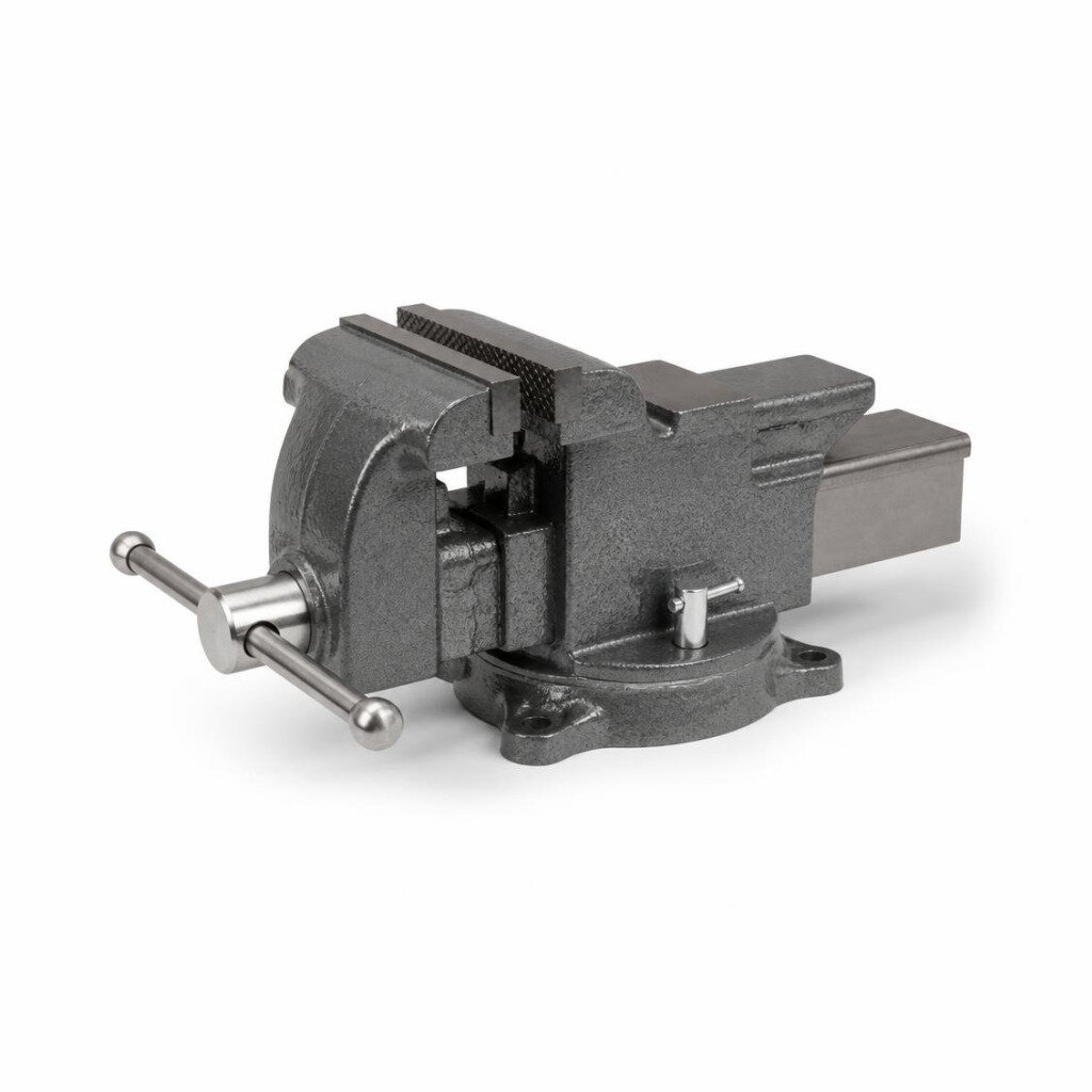 STANLEY 4" CAST STEEL BENCH VISE