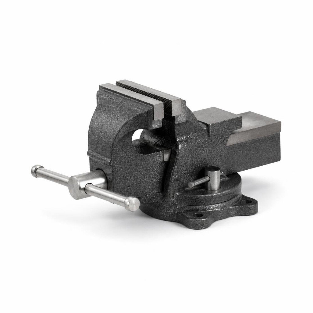 STANLEY 6" CAST STEEL BENCH VISE