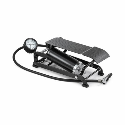 MLINK BLACK HAND FOOT PUMP WITH METER