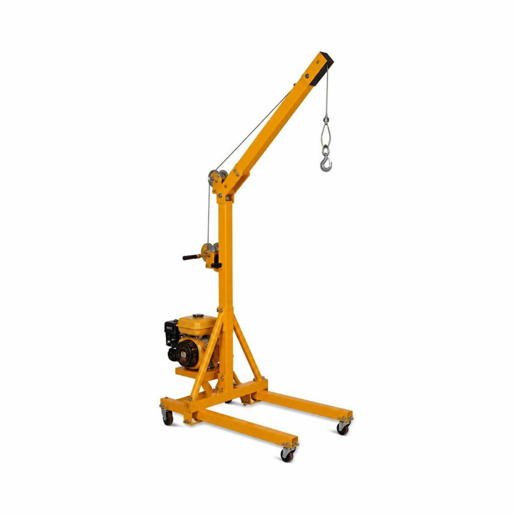 PORTABLE LIFTING HOIST C/W ROBIN EY20 ENGINE