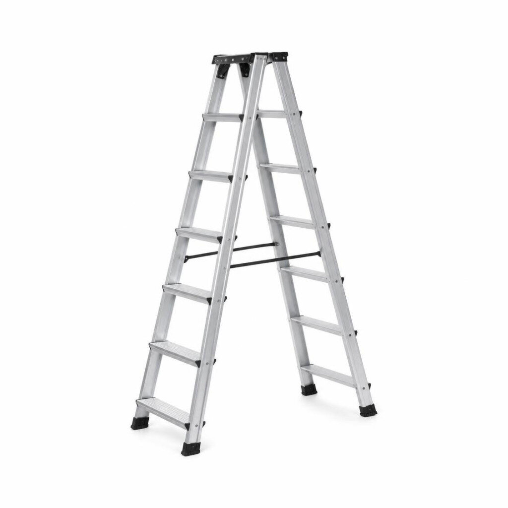 STRONGMAN 7STEP D/SIDED HEAVY DUTY LADDER