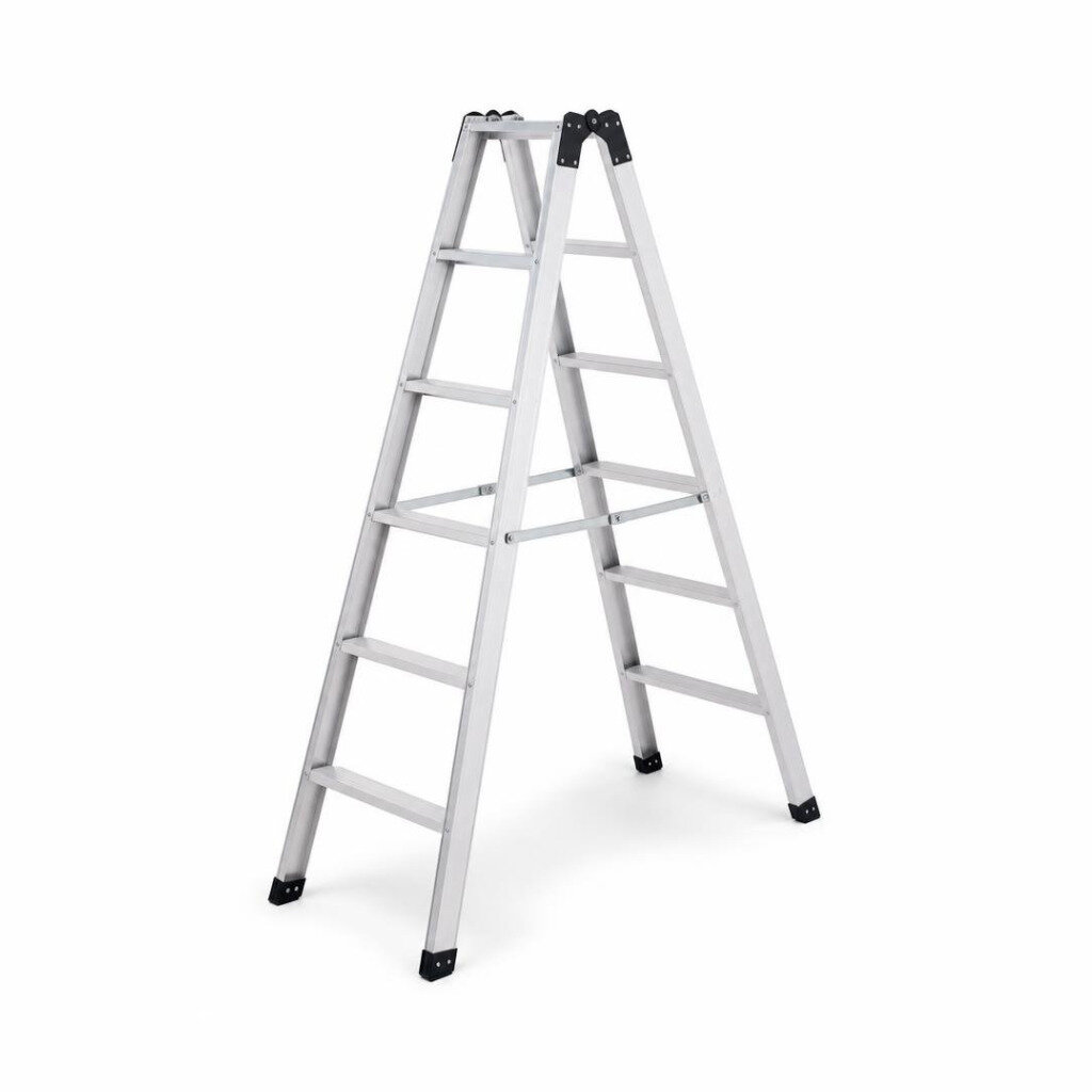 STRONGMAN 8STEP D/SIDED HEAVY DUTY LADDER