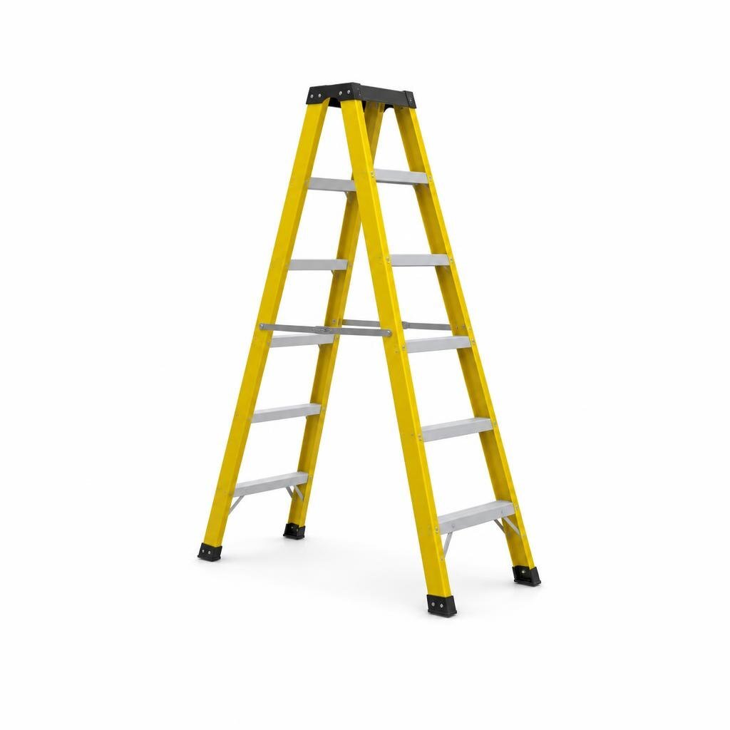 EVERLAS YFGDS06 FIBREGLASS DOUBLE SIDED LADDER
