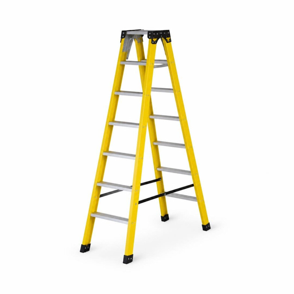 EVERLAS YFGDS09 FIBREGLASS DOUBLE SIDED LADDER