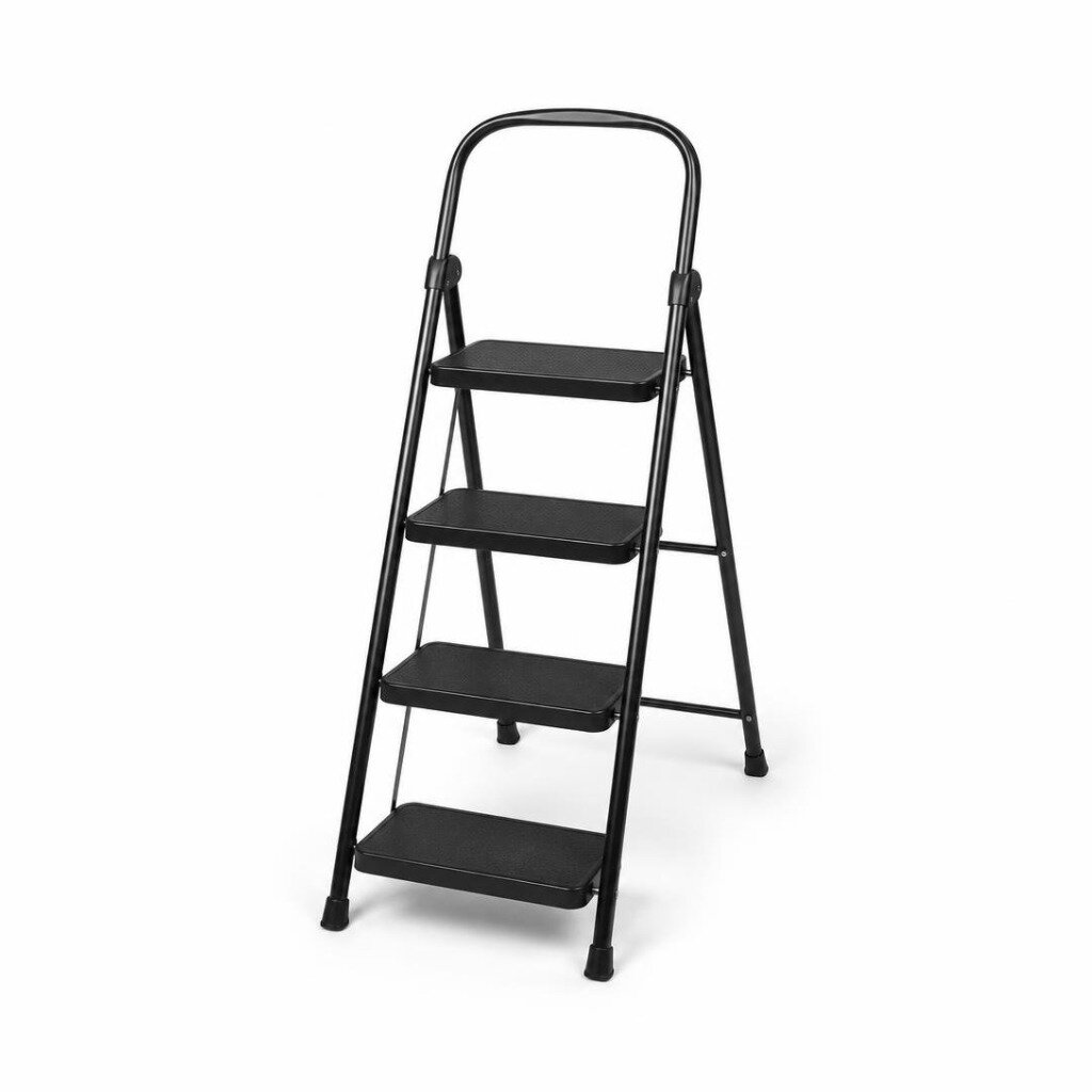 STRONG 4STEP HEAVY DUTY METAL PLATFORM LADDER