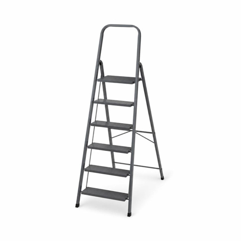 STRONG 6STEP HEAVY DUTY METAL PLATFORM LADDER