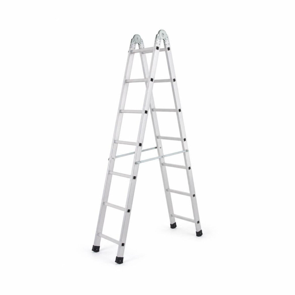 B.I. CARE 3D-MD-11 MEDIUM DUTY DOUBLE SIDED ALUMINIUM LADDER (275CM HEIGHT)