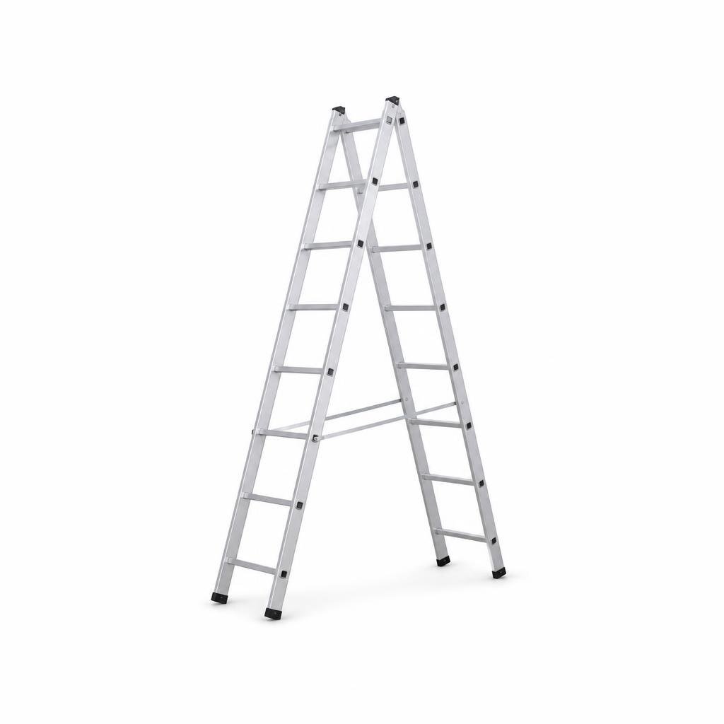 B.I. CARE 3D-MD-12 MEDIUM DUTY DOUBLE SIDED ALUMINIUM LADDER (300CM HEIGHT)