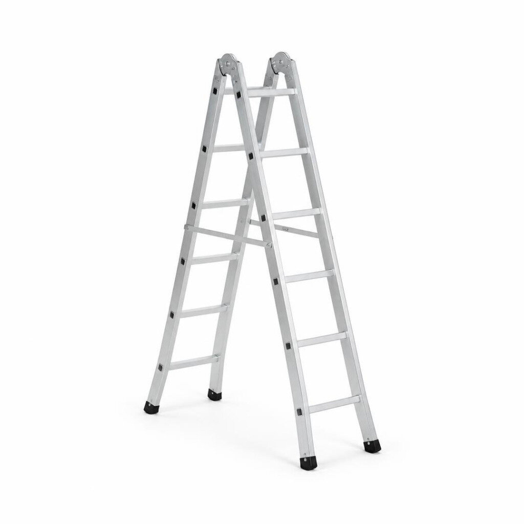 B.I. CARE 3D-HD-10 HEAVY DUTY DOUBLE SIDED ALUMINIUM LADDER