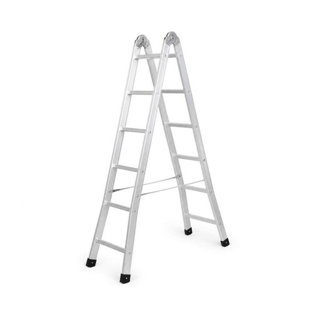 B.I. CARE 3D-HD-11 HEAVY DUTY DOUBLE SIDED ALUMINIUM LADDER