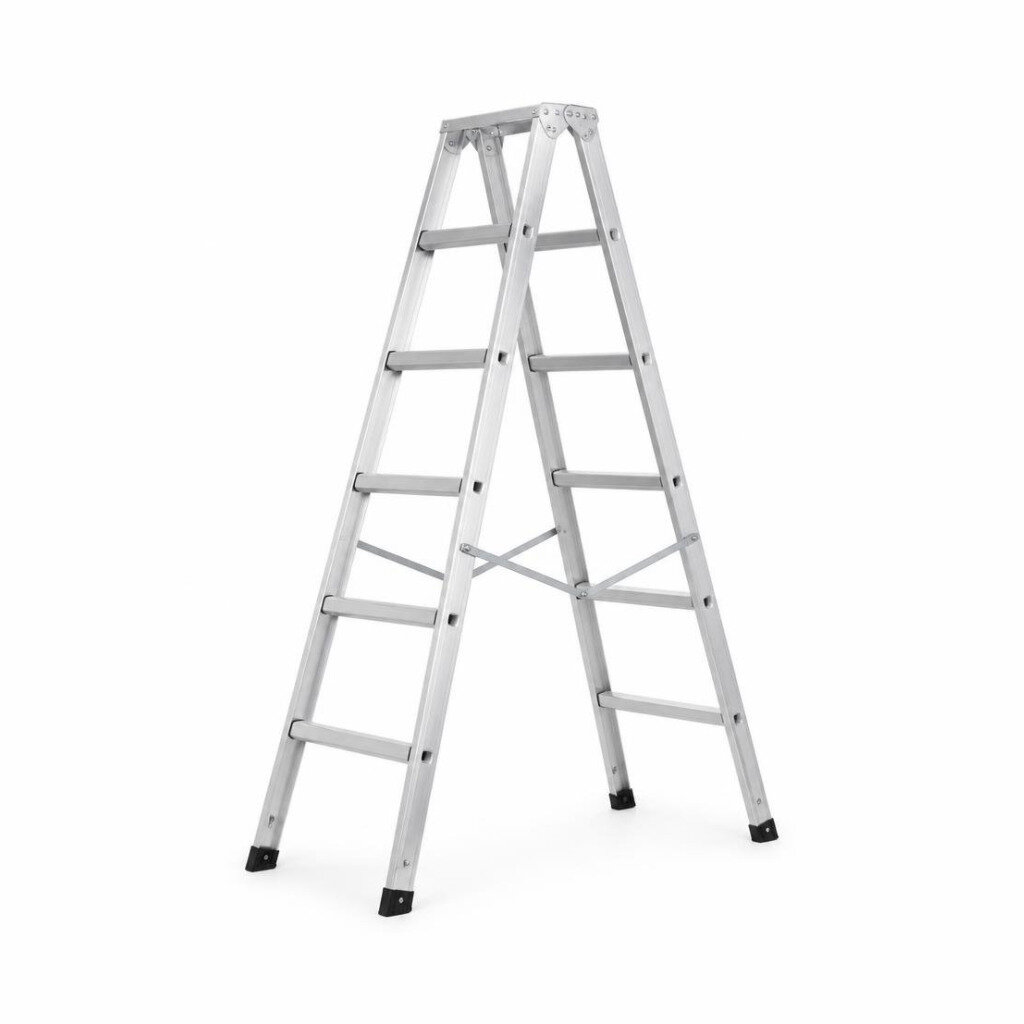 B.I. CARE 3D-HD-12 HEAVY DUTY DOUBLE SIDED ALUMINIUM LADDER