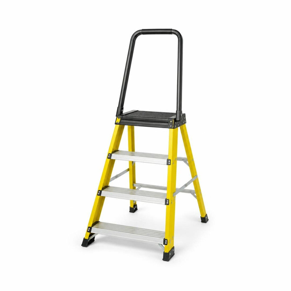 3D-FGP-12 FIBERGLASS STEP PLATFORM LADDER