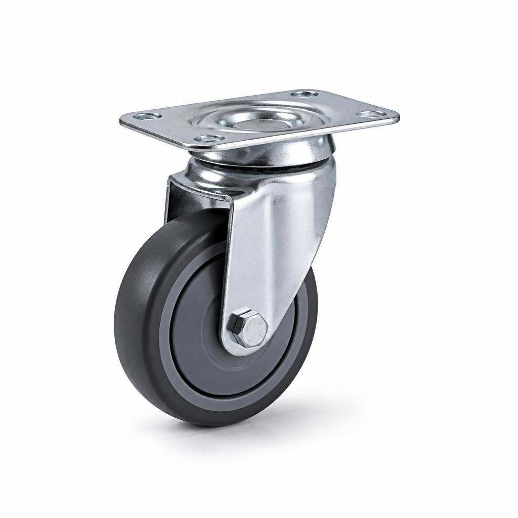 G21L075TPU 3" MEDIUM DUTY SWIVEL WHEEL - BEARING
