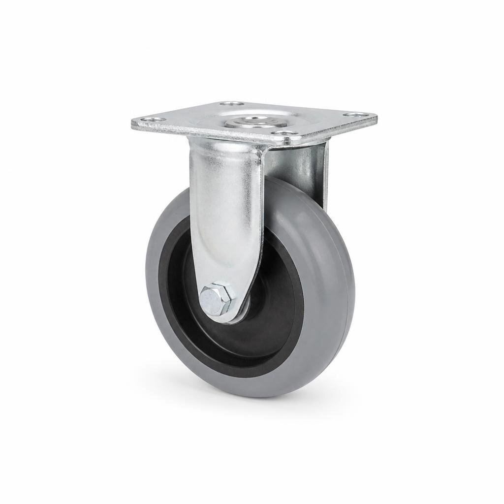 G21LF100TPU 4" MEDIUM DUTY RIGID WHEEL - BEARING
