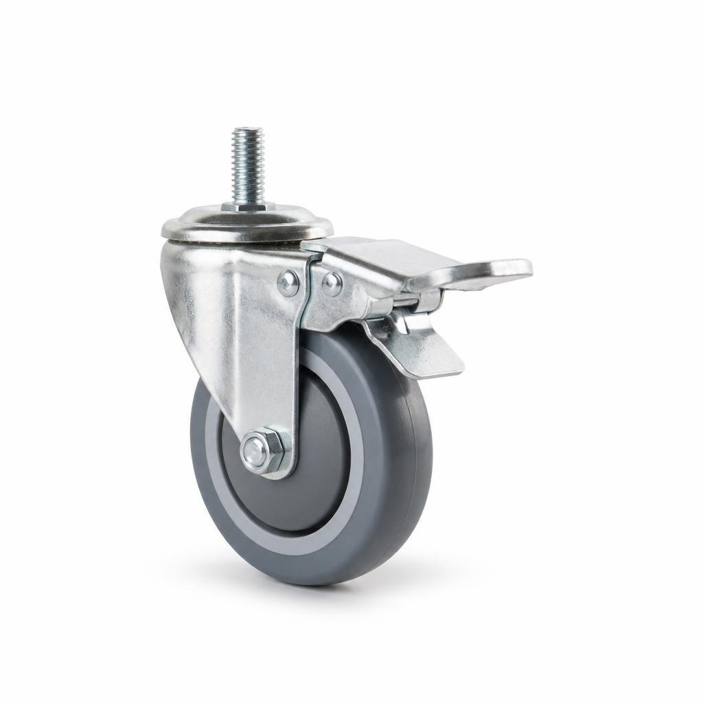G21LBT125TPU 5" MEDIUM DUTY BRAKE WHEEL - BEARING