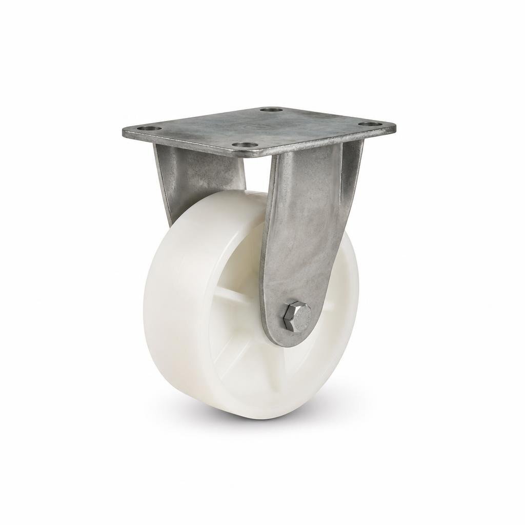 P23H 5" H/DUTY POLYPROPYLENE CASTOR RIGID