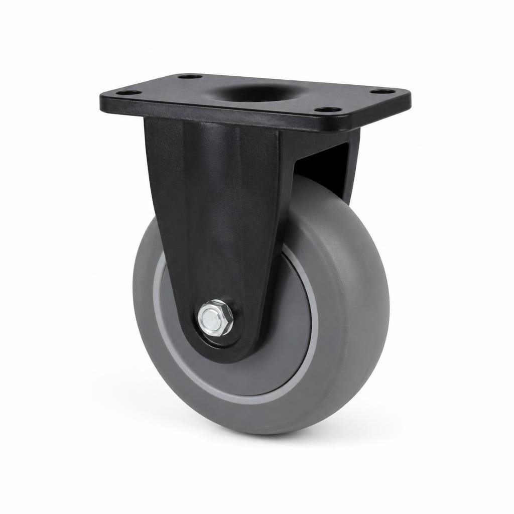 P23H 6" H/DUTY POLYPROPYLENE CASTOR RIGID