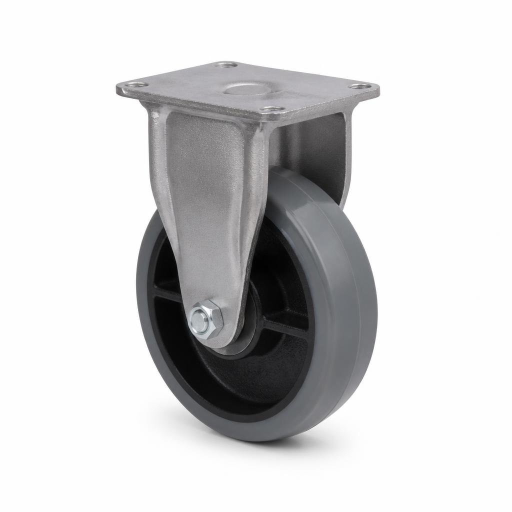 P23H 8" H/DUTY POLYPROPYLENE CASTOR RIGID