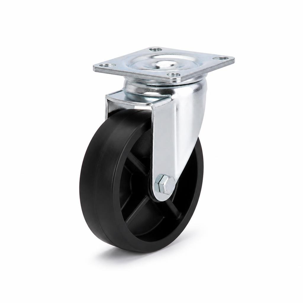 P64H 6" H/DUTY POLYPROPYLENE CASTOR SWIVEL