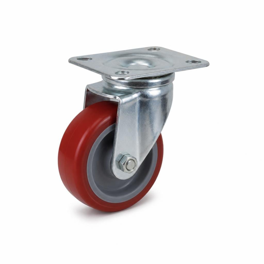 4" PU CASTOR WHEEL SWIVEL