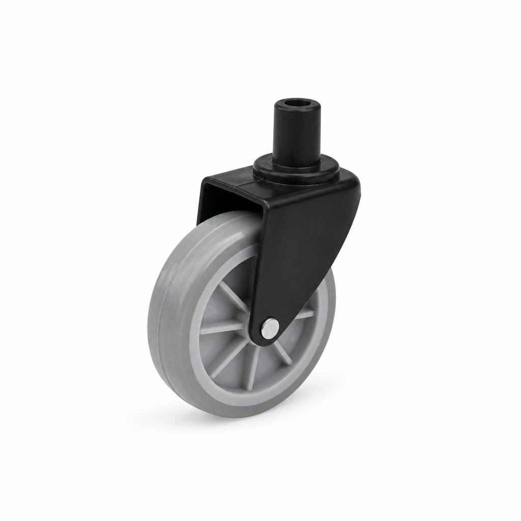 4" HEAVY DUTY POLYPROPYLENE CASTOR WHEEL ONLY