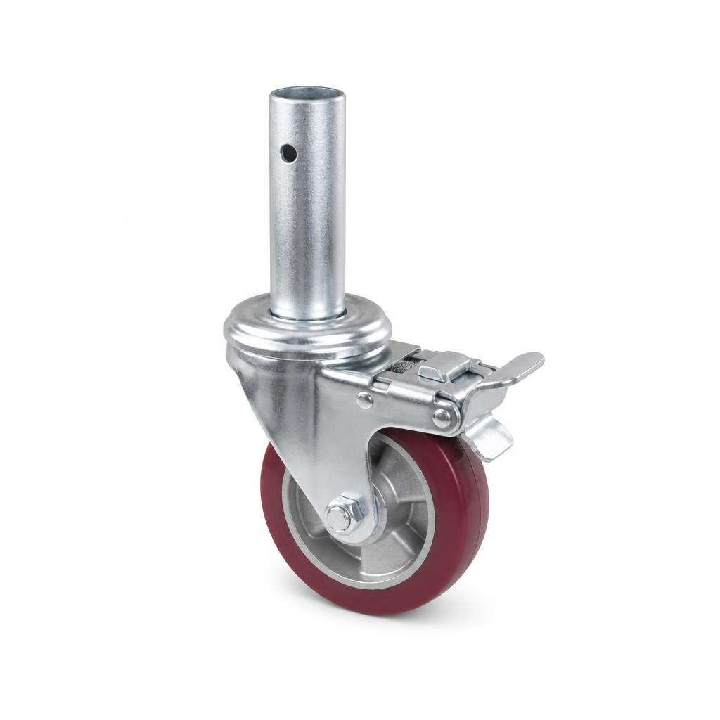 6" HEAVY DUTY SCAFFOLDING BRAKE CASTOR C/W MOR WHEEL