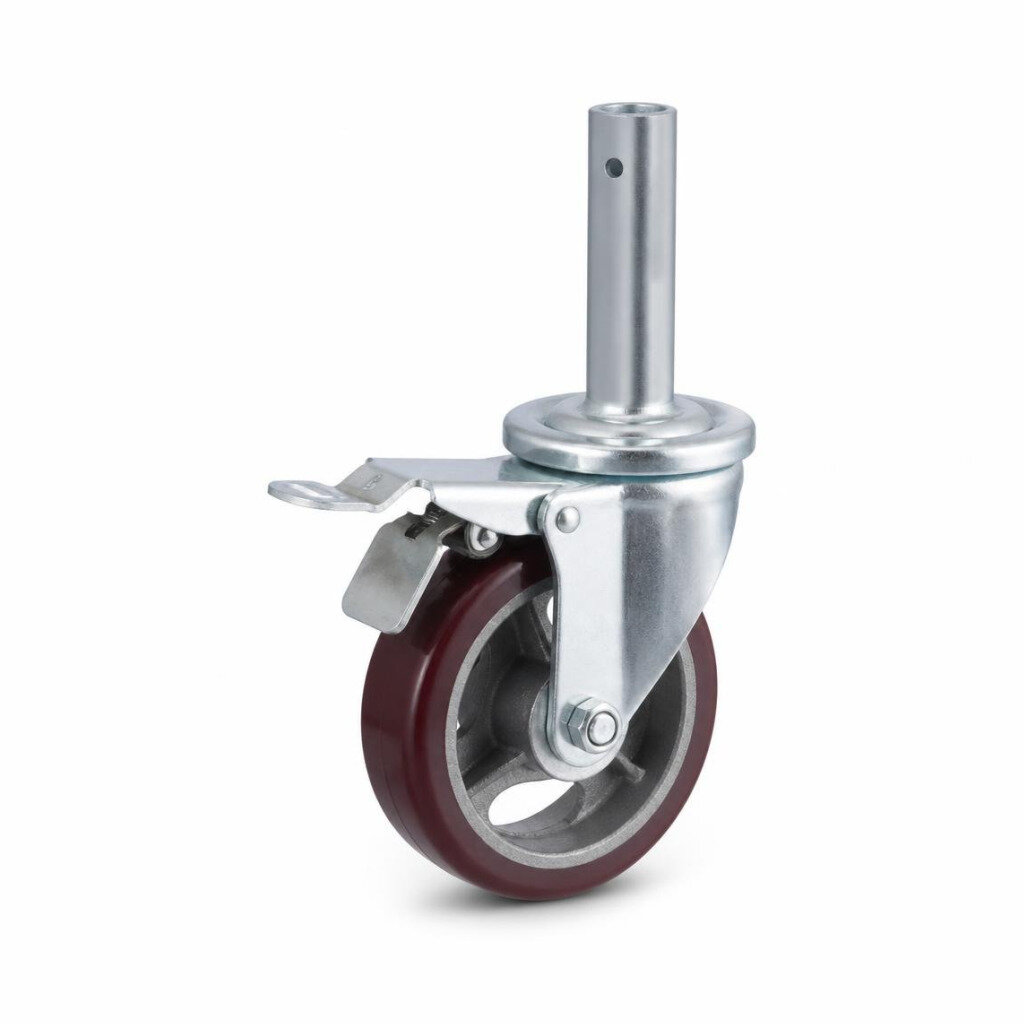 8" HEAVY DUTY SCAFFOLDING BRAKE CASTOR C/W MOR WHEEL
