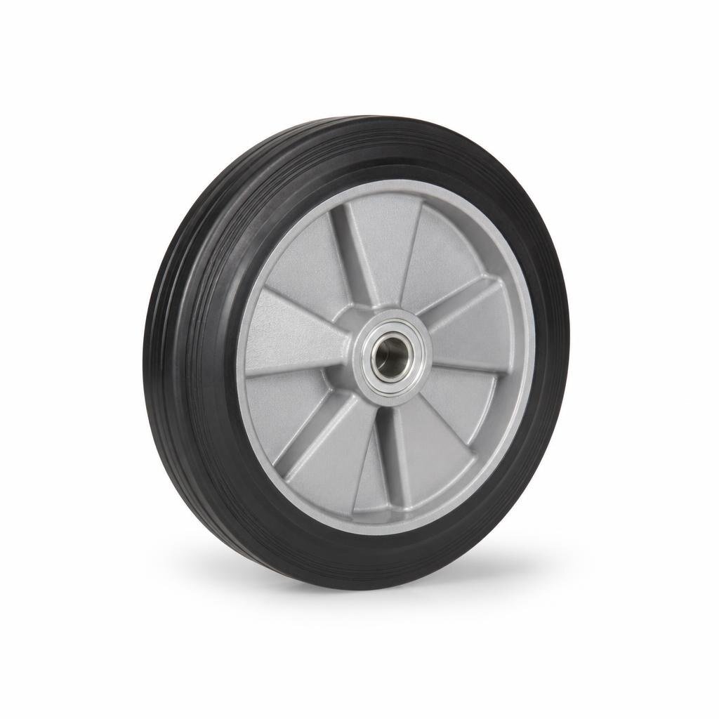MARKSMAN 8" X 3/4" BEARING SOLID RUBBER WHEELS