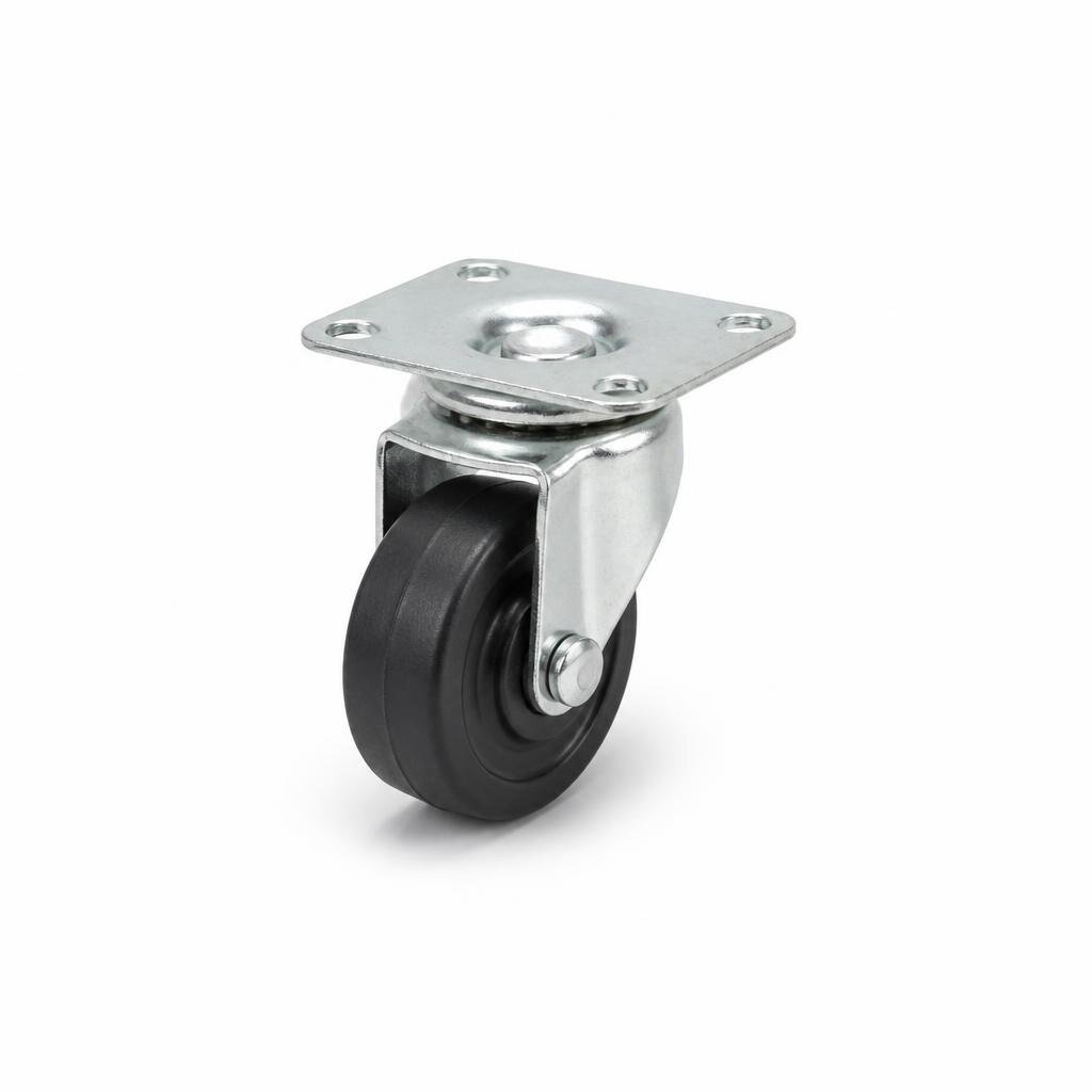 MARKSMAN 1168 2" FLAT TYPE RUBBER CASTER