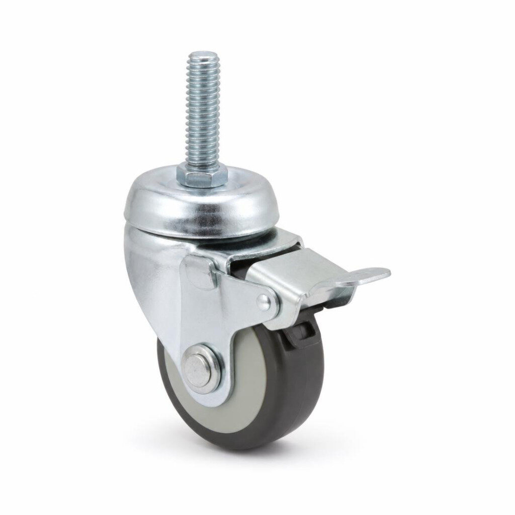 G21LBT050TPU 2" LIGHT DUTY BRAKE WHEEL - BEARING