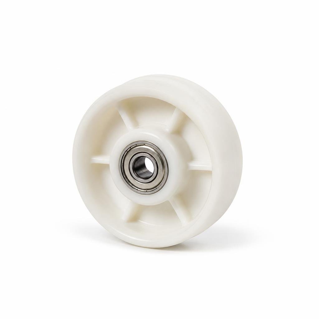 NYLON LOAD WHEEL WITH 6204 BEARING