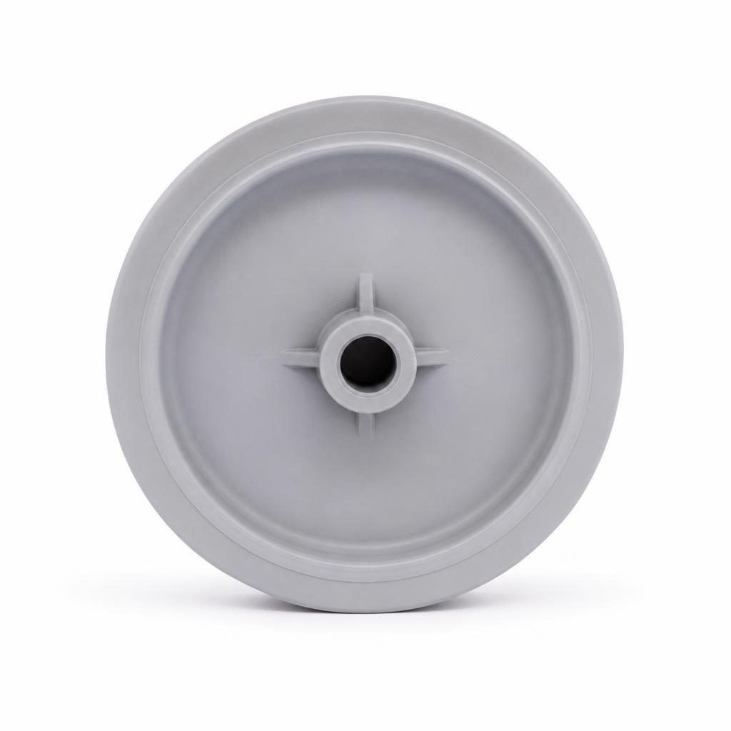 8" P-600 PVC HUB SOLID WHEEL ONLY