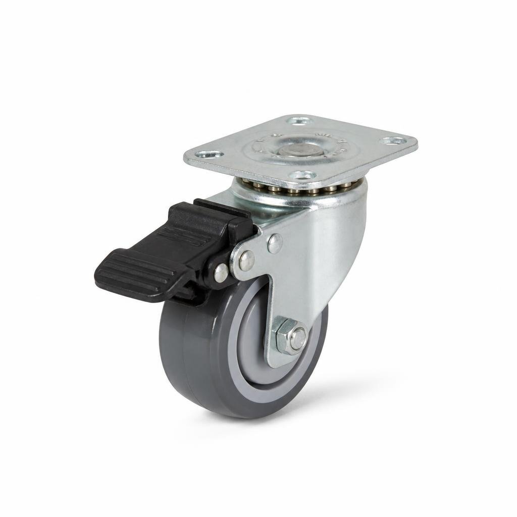 BANGFA G-41BT100N 4" TOTAL BRAKE CASTOR ROLLER