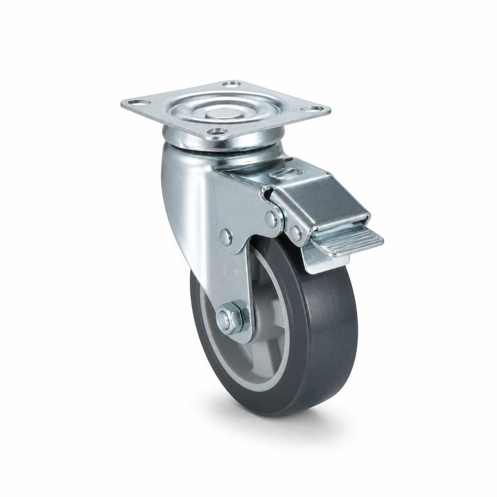 BANGFA G-41BT125N 5" TOTAL BRAKE CASTOR ROLLER
