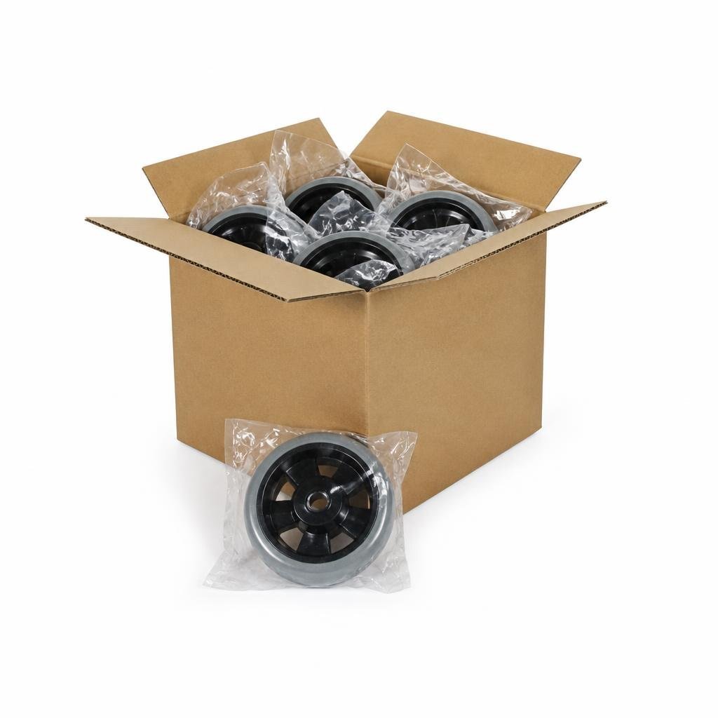 HANDEY HD77-0088 4" FLEX TPR WHEEL (40PCS/CTN)