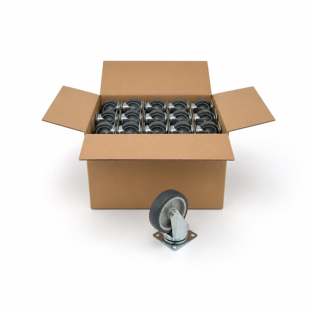 HANDEY HD77-0099 5" FLEX TPR WHEEL (30PCS/CTN)