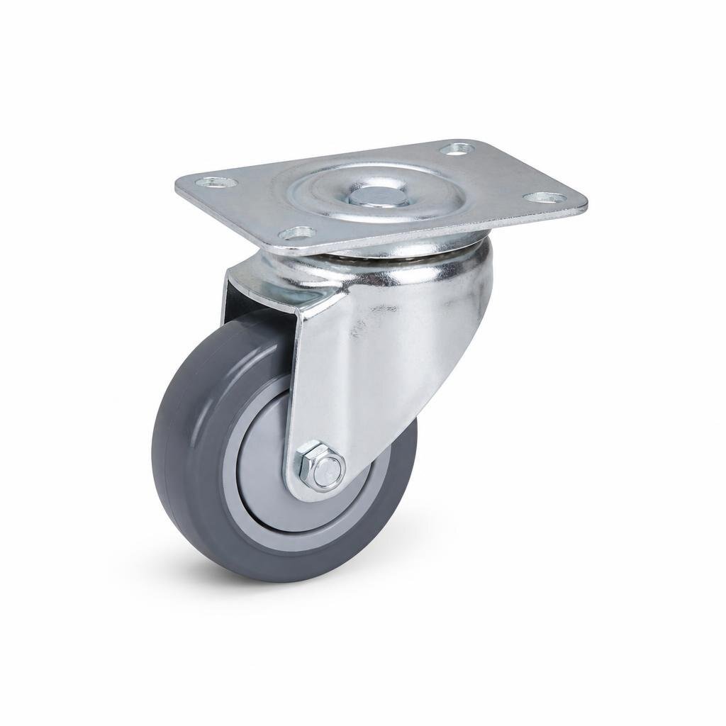 75MM MEDIUM DUTY TOP PLATE PERFOMA CASTOR - SWIVEL