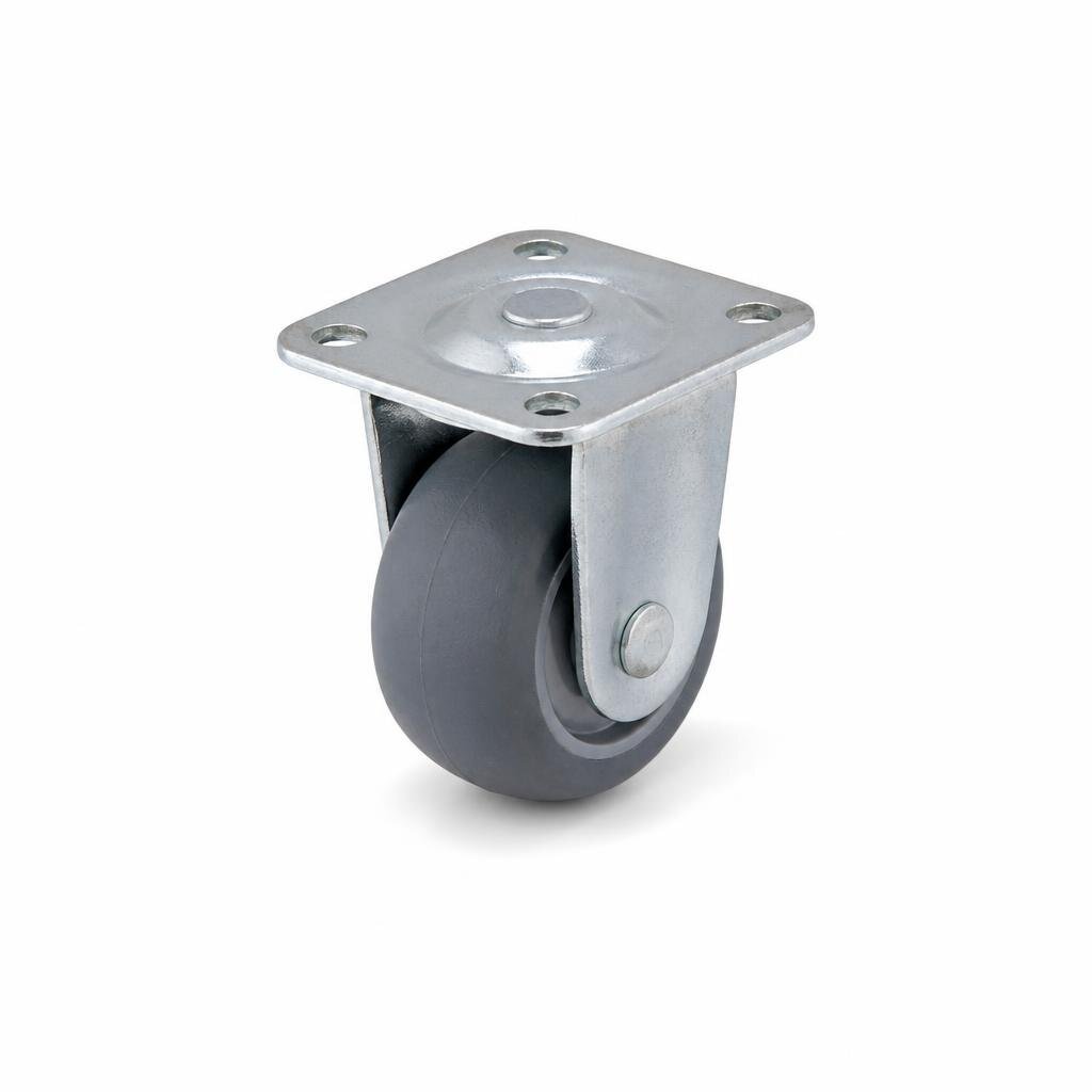 DL5 DL5TPE32FC 1.25" TPE FIXED CASTER