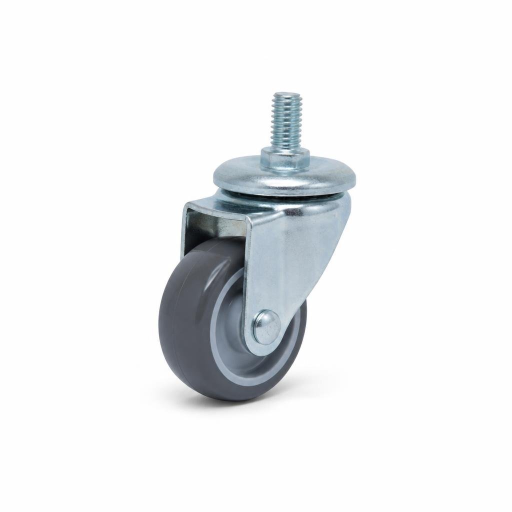DL5 DL5TPE38FC 1.5" TPE FIXED CASTER