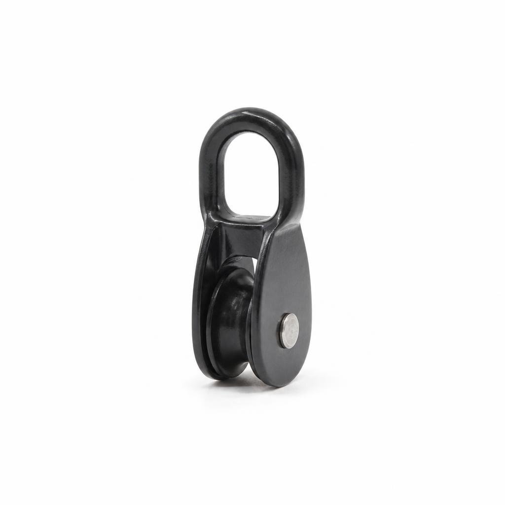 1" BLACK SINGLE PULLEY