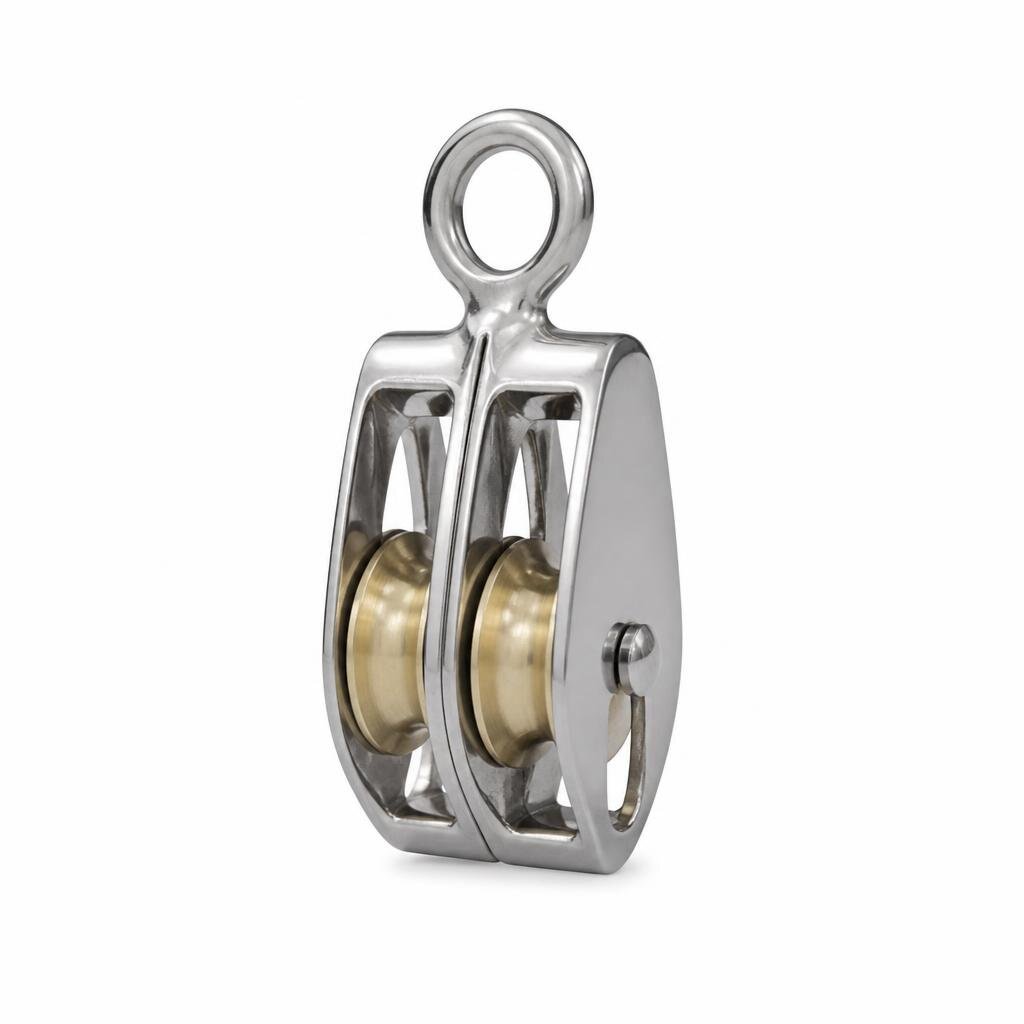 STARMAN 4" DOUBLE PULLEY BLOCK